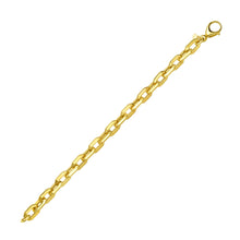 Load image into Gallery viewer, 14k Yellow Gold 8mm Lite Link Chain Necklace