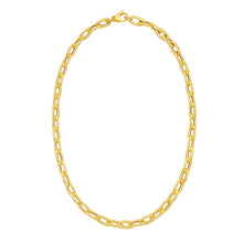 Load image into Gallery viewer, 14k Yellow Gold 7.3mm Lite Rolo Chain Necklace