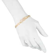 Load image into Gallery viewer, Silver Stampato Xoxo Hugs & Kisses w/ Heart and Love Bracelet & Necklace Set