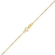 Load image into Gallery viewer, 10k Fine Gold 0.8 mm Curb Cuban Chain Necklace for Girls and Boys
