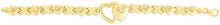 Load image into Gallery viewer, Floreo 925 Sterling Silver Stampato XOXO Hugs and Kisses with Open Heart Pendant Bracelet and Necklace Set