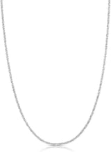 Load image into Gallery viewer, 10k Yellow Gold 1.5mm Sparkle Criss Cross Chain Necklace