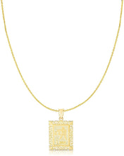 Load image into Gallery viewer, 10k Yellow Gold Horoscope Zodiac Sign Pendant with Optional Necklace, 0.73" x 0.62"