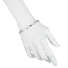 Load image into Gallery viewer, 10k Fine Gold Stampato Xoxo X & Heart Chain Bracelet