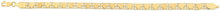 Load image into Gallery viewer, 10k Yellow Gold Double Link with Mirror Heart Charm Bracelet