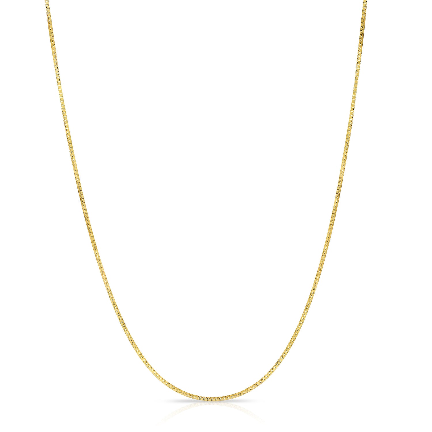 10k Fine gold Box Chain Necklace (0.9 mm)