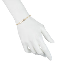 Load image into Gallery viewer, 10k Gold Figaro ID Bracelet for Children, 3.5mm