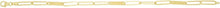 Load image into Gallery viewer, 14k Yellow Gold 3.5mm Paperclip Bar Link Bracelet, 7 Inch
