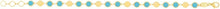 Load image into Gallery viewer, 14k Yellow Gold 5mm Gemstone Mirror Link Bracelet
