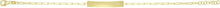 Load image into Gallery viewer, 14k Yellow Gold 5mm Customizable Engravable ID Bar Paperclip Link Bracelet, 7 Inch
