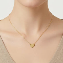 Load image into Gallery viewer, Floreo 14k Yellow Gold or White Gold or Rose Gold 8.4mm Mini Heart Pendant Necklace
