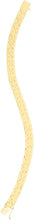 Load image into Gallery viewer, 14k Yellow Gold 6.5mm Clover Flower Link Bracelet, 7 Inch
