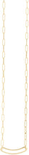 Load image into Gallery viewer, 14k Yellow Gold 3.2mm Paperclip Curved Bar Link Bracelet, 7 Inch
