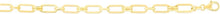 Load image into Gallery viewer, 14k Yellow Gold 5.5mm Alternating Paperclip Link Bracelet, 7.5 Inch
