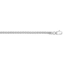 Load image into Gallery viewer, 14k White Gold 2.7mm Ice Barrel Chain Necklace

