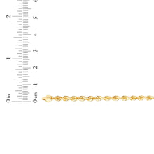 Load image into Gallery viewer, 14k Yellow Gold 4.3mm Solid Spiral Silk Rope Chain Necklace
