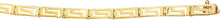 Load image into Gallery viewer, 14k Yellow Gold 2.7mm Greek Key Link Bracelet, 7.25 Inch
