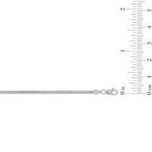 Load image into Gallery viewer, 14k Yellow Gold or White Gold 2.2mm Solid Gourmette Chain Necklace
