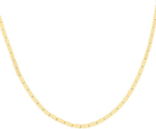 Load image into Gallery viewer, 14k Yellow Gold 2.5mm Brick Chain Necklace, 16"� - 18 Inch
