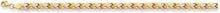 Load image into Gallery viewer, 14k Two-Tone Gold 3.5mm Satin Stampato Bracelet, 7.25 Inch
