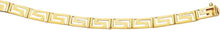 Load image into Gallery viewer, 14k Yellow Gold 3.5mm Greek Key Link Bracelet, 7.25 Inch
