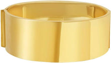 Load image into Gallery viewer, 14k Yellow Gold 24.6mm Solid Shiny High Polish Classic Bangle Bracelet 7 Inch
