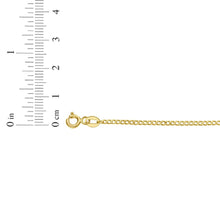 Load image into Gallery viewer, 14k Yellow Gold 1.8mm Solid Curb Chain Chain Necklace
