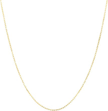 Load image into Gallery viewer, 14k Yellow Gold or White Gold 1.3mm Solid French Cable Chain Necklace
