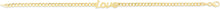 Load image into Gallery viewer, 14k Yellow Gold 7.2mm Love Lite Curb Link Bracelet, 7 Inch
