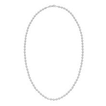 Load image into Gallery viewer, Italian 14k Yellow Gold or White Gold 4mm Disco DC Bead Chain Necklace
