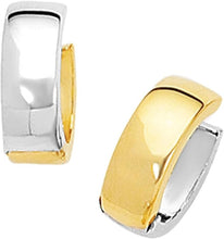 Load image into Gallery viewer, 14k Yellow Gold 15mm Polished Chunky Huggie Earring Earrings
