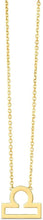 Load image into Gallery viewer, 14k Yellow Gold Horoscope Zodiac Sign Charm Pendants Chain Necklace 16&quot; - 18 Inch

