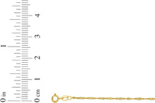 Load image into Gallery viewer, 14k Yellow Gold Singapore Link Chain Necklace
