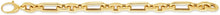 Load image into Gallery viewer, 14k Yellow Gold 9.3mm Lite Paperclip Figaro with Oval Link Chain Bracelet 7.5 Inch
