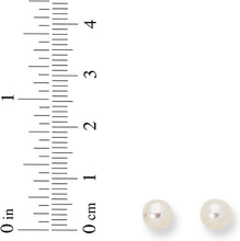 Load image into Gallery viewer, 14k Yellow Gold 4mm Pearl Stud Earrings
