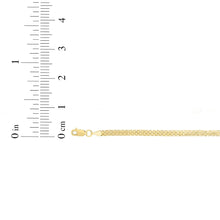Load image into Gallery viewer, 14k Yellow Gold 2.5mm Bismark Chain Bracelet
