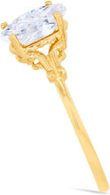 Load image into Gallery viewer, 10k Yellow Gold 8mm Birthstone Oval Gemstone Ring, Size 4-8
