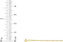 Load image into Gallery viewer, 14k Yellow Gold Singapore Link Chain Necklace

