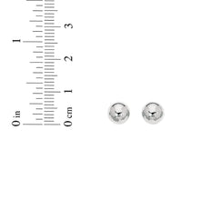 Load image into Gallery viewer, 14k White Gold 4mm Polished Ball Post Earrings
