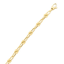 Load image into Gallery viewer, 14k Yellow Gold 3.7mm Solid Jax Chain Bracelet
