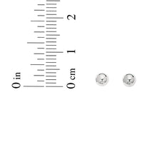 Load image into Gallery viewer, 14k White Gold 4mm Polished Ball Post Earrings
