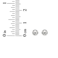 Load image into Gallery viewer, 14k White Gold 4mm Polished Ball Post Earrings
