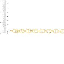 Load image into Gallery viewer, 14k Yellow Gold 13mm Lite Mariner Anchor Chain Bracelet
