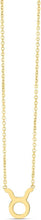 Load image into Gallery viewer, 14k Yellow Gold Horoscope Zodiac Sign Charm Pendants Chain Necklace 16&quot; - 18 Inch
