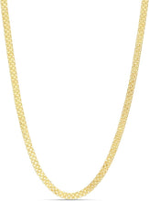 Load image into Gallery viewer, 14k Yellow Gold 3.5mm Bismark Chain Necklace
