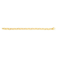 Load image into Gallery viewer, 14k Yellow Gold 4mm Mini Oval Link Bracelet, 7.5 Inch
