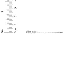 Load image into Gallery viewer, 14k Yellow Gold or White Gold 0.9mm Diamond Cut Bead Chain Necklace
