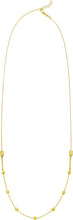 Load image into Gallery viewer, 14k Yellow Gold 4.2mm Bead Station 1.2mm Adjustable Chain Friendship Necklace, 16 to 26 Inch
