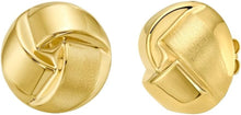 Load image into Gallery viewer, 14k Yellow Gold 12.4mm or 17mm Knot Stud Earrings
