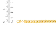 Load image into Gallery viewer, 10k Yellow Gold 5.5mm Lite Franco Chain Link Necklace

